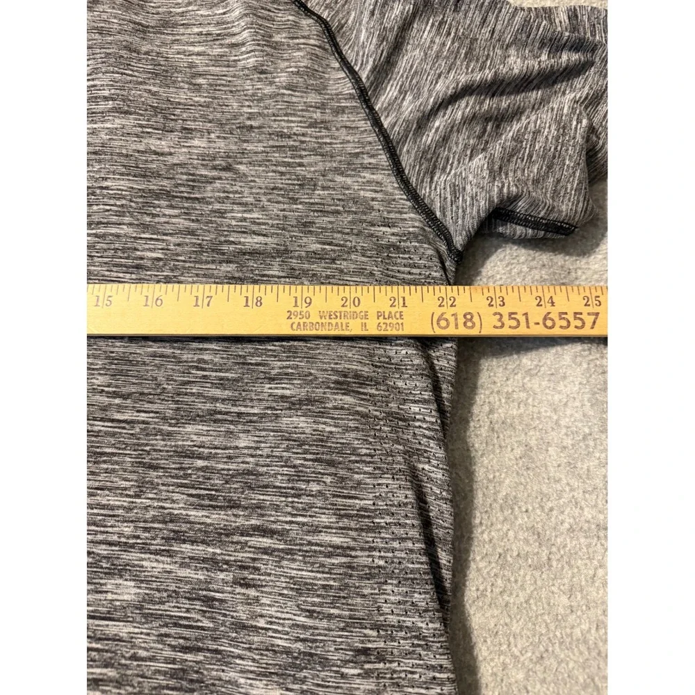 Lululemon Metal Vent Tech Shirt Mens XL Gray Space Dye Short Sleeve Athletic Tee